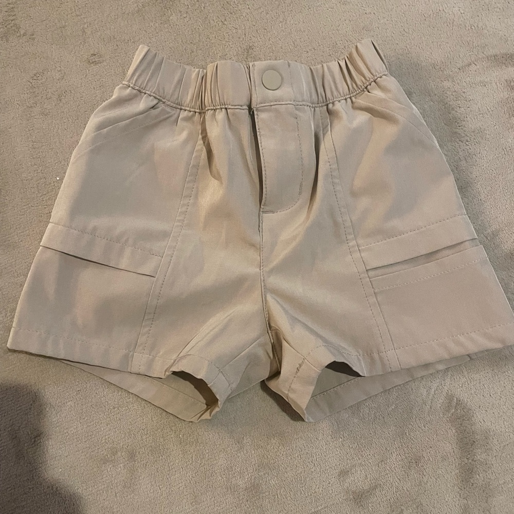 Janie and Jack Tan Kids Shorts